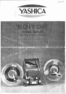 Yashica Editors manual. Camera Instructions.